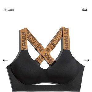 **SOLD** PARK X ADIDAS “BLACK PACK” CUTOUT BRA